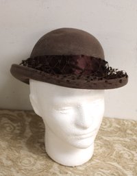 Boeskin Felt Lee Black Too Women Brown Hat.