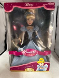 NEW IN BOX Disney Princess Cinderella Brass Key Porcelain Keepsake Doll