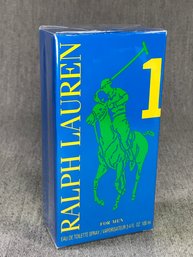 (1 Of 2) Brand New Sealed $85 POLO / RALPH LAUREN - Blue #1 Mens Cologne - 3.4 Large Bottle - SMELLS AMAZING !