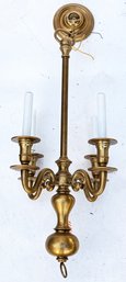 A High Quality Brass Chandelier By Visual Comfort
