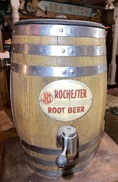 Vintage Rochester Root Beer Oak Soda Barrel