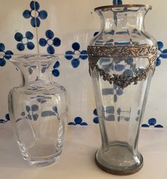 Art Nouveau And Simon Pearce Vases