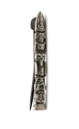 Vintage Sterling Silver Totem Pole Brooch/pin