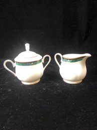 Lenox Debut Collection Sugar And Creamer Set