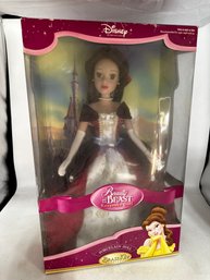 NEW IN BOX Disney Beauty And The Beast Brass Key Porcelain Keepsake Doll