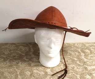 Leather Mexican Brow Hat