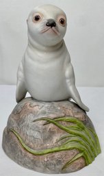 Signed William Kazmar Porcelain Sea Lion Pup