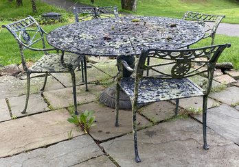 Aluminum Table And Chairs