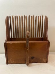 Wooden Cranberry Scoop Rake