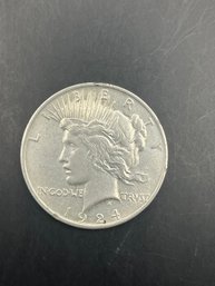 1924 Silver Peace Dollar