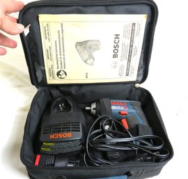 Bosch Drill With Battery & Charger In Case
