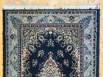 A Traditional Carpet Runner In Blue, 7x2