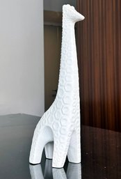 A Large Modern Ceramic Giraffe Sculpture By Jonathan Adler
