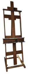 Very Large And Heavy Fully Adjustable Artist Easel