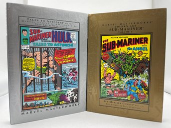 Marvel Masterworks- Sub-mariner   . A Pair Of Volumes 1  ,  Hardcovers Books. (24)