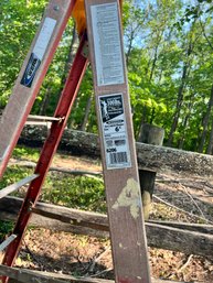 6 Foot  Werner Ladder, Non Conductive Fiberglass.   LOT -NN