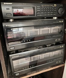 Pioneer:  2 File-Type CD Players PD-F1004 & File System CD Controller PD-AP1
