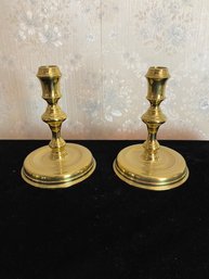 Pair Of Gold Candlesticks