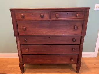 Mid 19th Century American Empire Style Chest Of Drawers