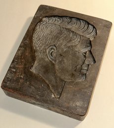 JFK In Profile Metal Mold