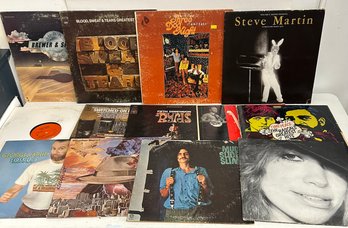 Lot 3 Of Vinyl: 13 Records Including The Rascals, Carly Simon, James Taylor, And More!