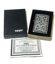 Fabulous NOS Scroll Work Zippo Lighter