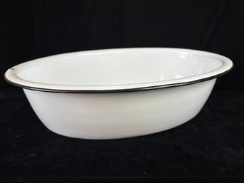 Pair Of Vintage Enamelware Bowl