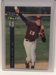 1992 Classic Four Sport Draft Picks Derek Jeter Rookie Card - M