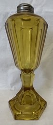 Rare Antique BOSTON Amber Sandwich Glass WHALE OIL LANTERN- Circa 1830 Excellent Condition