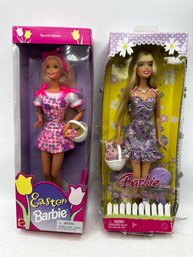 2 NEW Easter Barbies In Boxes