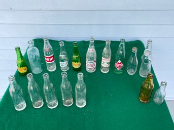 Lot Of Antique Soda Bottles And More