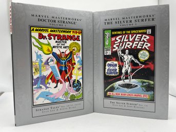 Marvel Masterworks , A Pair Of Volumes 1: The Silver Surfer And Doctor Strange ,hardcover Books (26)