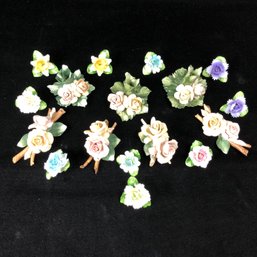 Painted Ceramic Flowers