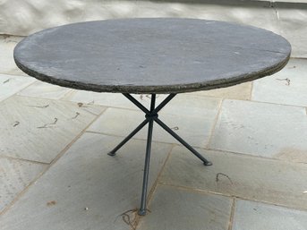 Round Slate Top Bistro Table (1 Of 2)