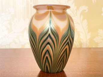 A Gorgeous Favrile Glass Vase