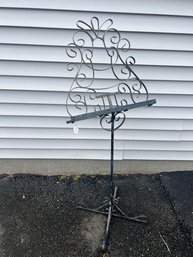 Scrolled Wrought Iron Sheet Music Stand