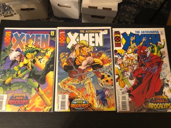 The Astonishing X-men.  Numbers 1-3.    Lot 197