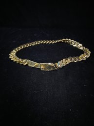 Gold Tone Chain Bracelet