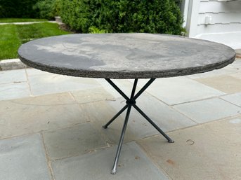 Round Slate Top Bistro Table (2 Of 2)