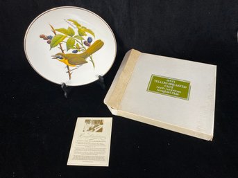 Yellow-Breasted Chat By Don Eckelberry Songbird Plate For Avon