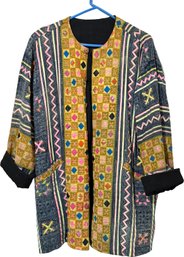 A Ladies Hand Woven Jacket, Medium