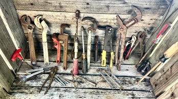 Vintage Tools- Durex, Drop Forged Tools, Dunlap, Craftsman Chrome Vanadium, J H Williams & Co. Etc.  Lot - T