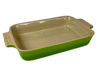 Green Le Creuset Stoneware Baking Dish