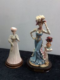 Victorian Women Figures Set Of 2