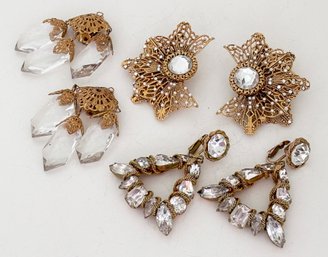 Miriam Haskell Clip Earrings And More