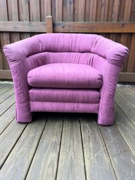 Postmodern Pink Clamshell Chair - Skylar Peppler - Made In Canada