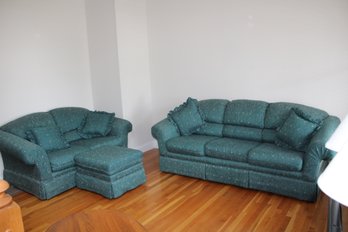3 Pcs Sleeper Sofa / Love Seat/ With Ottoman