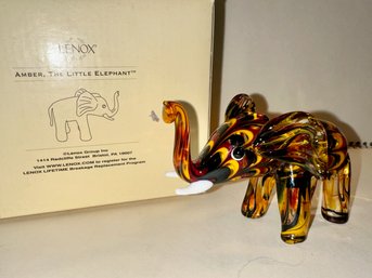 Lenox Glass Elephant