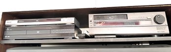Panasonic GX4 VHS Player Recorder, Cinea SV300 DVD Player Recorder & Sony DVD Player