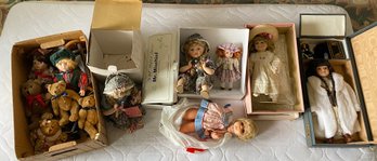 Porcelain Dolls And Bears